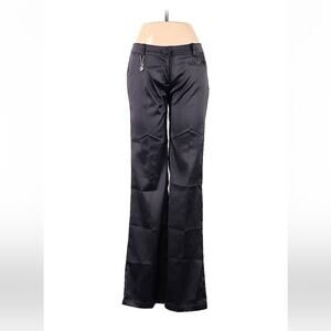 Modiva low rise flare leg silver cocktail party pants, size 7 NWT